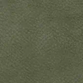 Olive-green leather texture with irregular grain, matte finish, and pebbled surface; close-up material sample, arketipo pelle b 110030003118.
