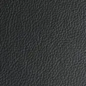 Dark gray pebbled leather texture with repeating bumps, matte finish, and tight grain; “arketipo > leather > pelle first > 110030004080” label.