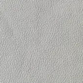 Light gray pebbled leather texture with a dense, repeating pattern and matte finish; sample labeled “arketipo > leather > pelle first > 110030004110”.