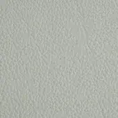 Light gray leather texture sample displaying a granular grain, with “arketipo” label, against a white backdrop, studio lighting.