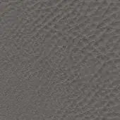 Gray quilted leather texture, diamond pattern, matte finish, Arketipo collection, product number 110030004043, "pelle plus" material sample.