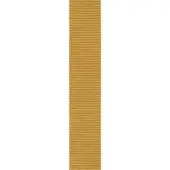 Woven textile strip in muted golden-brown, tight linear pattern, durable synthetic fabric, studio lighting, Arketipo Zip 102 detail.