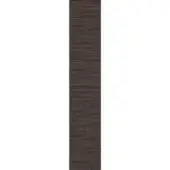 Woven fabric strip, dark charcoal gray, tight linear texture with visible vertical threads against a white background.