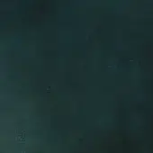 Dark teal velvet fabric swatch displaying uneven texture and tonal variations, presented against a neutral backdrop for color and material detail.