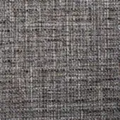 Melange fabric sample, muted gray and brown, dense irregular weave with visible knots, matte finish, Bonaldo fabrics collection.