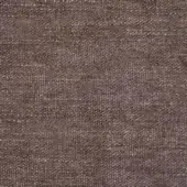 Woven fabric sample, brownish-gray tone, dense irregular pattern with nubby texture and matte finish; faint "bonaldo" markings visible.