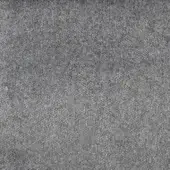 Dense gray woven fabric texture with a granular appearance, uniform matte surface, and heathered effect, presented in studio lighting.