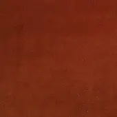Terracotta fabric sample with a tightly woven, nubby texture; matte finish, tonal variations, Bonaldo Azimut collection 9b32.