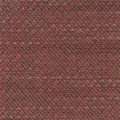 Woven fabric texture, reddish-brown and neutral brown heathered blend, tight nubby weave with matte finish, studio shot against white background.