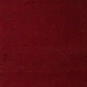 Red woven fabric sample with a square grid pattern and a raised texture, displaying “bonaldo fabrics creta 96q” watermark.