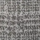 Galles fabric texture, light gray and dark brown speckled weave, dense looped construction, Bonaldo SA59 collection sample.