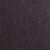 Charcoal gray fabric sample with reddish-brown fleck pattern, dense weave texture, matte finish, studio lighting, “linus sa23” collection.