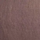 Woven fabric sample, muted brown tone, dense heathered texture with matte finish and regular, tight weave construction.