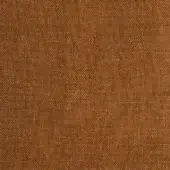Brown woven fabric with a plain weave structure, displaying a dense, regular grid pattern and a matte, textured finish.
