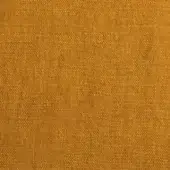 Mustard yellow woven fabric sample with a grid pattern, exhibiting a dense texture and subtle tonal variations across a neutral background.