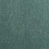 Linus Bonaldo fabric SA37, teal woven texture with heathered effect, dense matte surface, grid-like thread arrangement, studio sample.