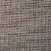 Bonaldo fabric sample, gray-beige woven texture, dense plain weave with visible threads and subtle tonal shifts, labeled “avenida ea46”.