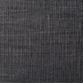 Dark gray avenida textile with a dense, rectilinear weave and matte finish; close-up of fabric texture, model ea47 from bonaldo fabrics.