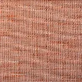 Avenida fabric sample, orange-rust woven textile, dense grid pattern with beige threads, nubby texture, ea55 collection, Bonaldo fabrics.