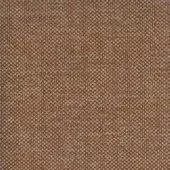 Terracotta fabric sample with geometric square pattern, woven with beige thread, matte finish, “carre” design, model EB41.