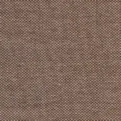 Woven fabric sample, muted brown, grid pattern; heathered texture with matte finish, linen-blend material, “bonaldo” label visible.