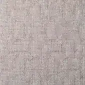Light gray woven fabric sample with a raised floral metalasse pattern, tight weave, matte surface; Bonaldo fabrics collection, eb29.