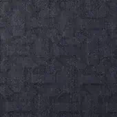 Dark gray geometric fabric sample features a dense, raised square pattern with tonal variations; Bonaldo Flora Metalasse eb34.