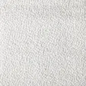 Textile sample, off-white woven fabric, granular texture with pale gray flecks; Bonaldo Cruise collection, matte finish.