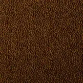 Woven fabric texture in warm brown with heathered effect, featuring dense nubby loops and matte finish; identified as “cruise md18”.
