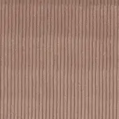 Rose-taupe ribbed fabric texture with narrow, vertical lines and a soft, velvety appearance; dense woven construction with tonal variations.