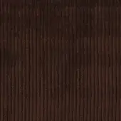 Brown corduroy fabric texture with vertical ribbing, displaying a plush surface and tonal variations; Bonaldo MD53 "Floki" collection.