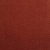 Terracotta woven fabric sample, dense texture, irregular surface, mottled color variations, reddish-brown tones, matte finish, flora md39.