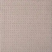 Woven beige fabric texture with a waffle pattern, exhibiting a matte finish and tight grid weave; Bonaldo md41 textile sample.