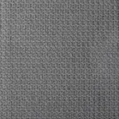 Gray woven textile sample, Nacchero MD46, displays a dense grid pattern with subtle tonal variations and a matte finish.