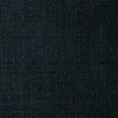 Dark teal woven fabric with irregular texture, interspersed with lighter blue threads, matte finish, suitable for upholstery or drapery.
