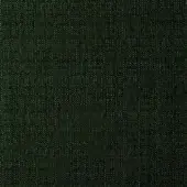 Dark green ombra fabric sample, tight plain weave, matte texture, horizontal and vertical thread grid, model MD09 from Bonaldo fabrics collection.