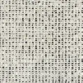 Pantheon fabric sample, creamy off-white and navy, dense woven texture with irregular speckled pattern, studio shot, MD65 model.