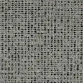 Woven fabric sample, muted gray tone, dense grid pattern; Pantheon MD66 from bonaldo fabrics collection, matte finish, linen blend texture.