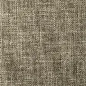 Woven fabric sample, beige and gray heathered textile, dense grid pattern with matte finish; Bonaldo Baia SP50 label visible.