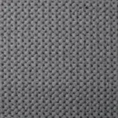 Gray knit fabric texture with repeating circular nodes, Bonaldo ‘cookie’ sp40, showing tonal variations and a slightly irregular surface.