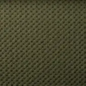 Olive-green knit fabric displays a dense, repeating raised square pattern with a matte finish and subtle waffle texture; SP44 collection.