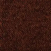 Dark reddish-brown looped fabric texture with granular surface, matte finish, and subtle tonal variations; heathered effect visible.