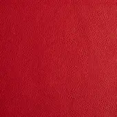 Red leather texture sample, fine grain pattern, consistent sheen, “l05” from Bonaldo’s “capri” collection, saturated uniform color.