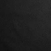 Black leather texture sample displaying a dense grain, irregular creases, and matte finish; Capri collection by Bonaldo, l09 leather.