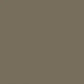 Leather swatch, muted brown taupe, matte texture with fine grain, light gray background, sample f22 from bonaldo leathers collection.