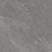 Ardesia Grey ceramic texture sample displaying mottled grey tones, diagonal white veining, and a smooth, matte finish resembling natural stone.