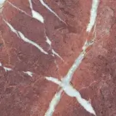 Rosso Carpazi marble texture with reddish-brown tones, white veins, and gold streaks exhibiting a polished, granular, mottled pattern.