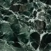 Saint Denis marble texture displaying dark green and black interwoven with white veining, polished surface, crystalline structure.