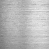 Brushed nickel metal texture with horizontal linear grain, matte finish, and subtle tonal variations displaying a uniform, diffused light reflection.