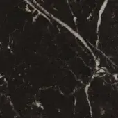 Black marquinia marble texture with white and gray veins, polished finish, dense surface, natural variations, Cattelan Italia collection.